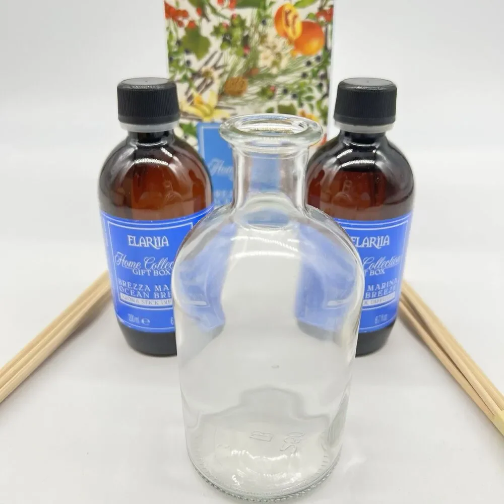 Elarila Aroma Stick Diffuser 2-6.7 fl oz Scents-Brezza Marina/Ocean Breeze-Glass
